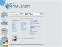 Tablet Screenshot of myfreeclipart.com